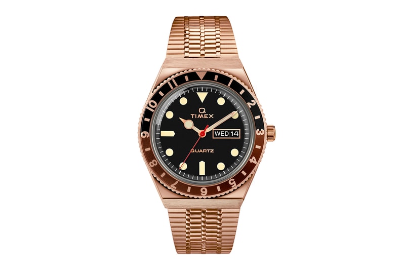 Q Timex Fall Winter 2020 Rose Gold Black Red Color Collection Release quartz watches accessories timex 