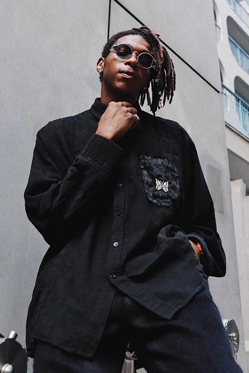 Rebuild by Needles 7 Cuts Flannel Shirt NUBIAN Exclusive Release Info Black papillon 