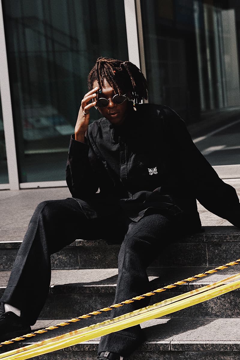 Rebuild by Needles 7 Cuts Flannel Shirt NUBIAN Exclusive Release Info Black papillon