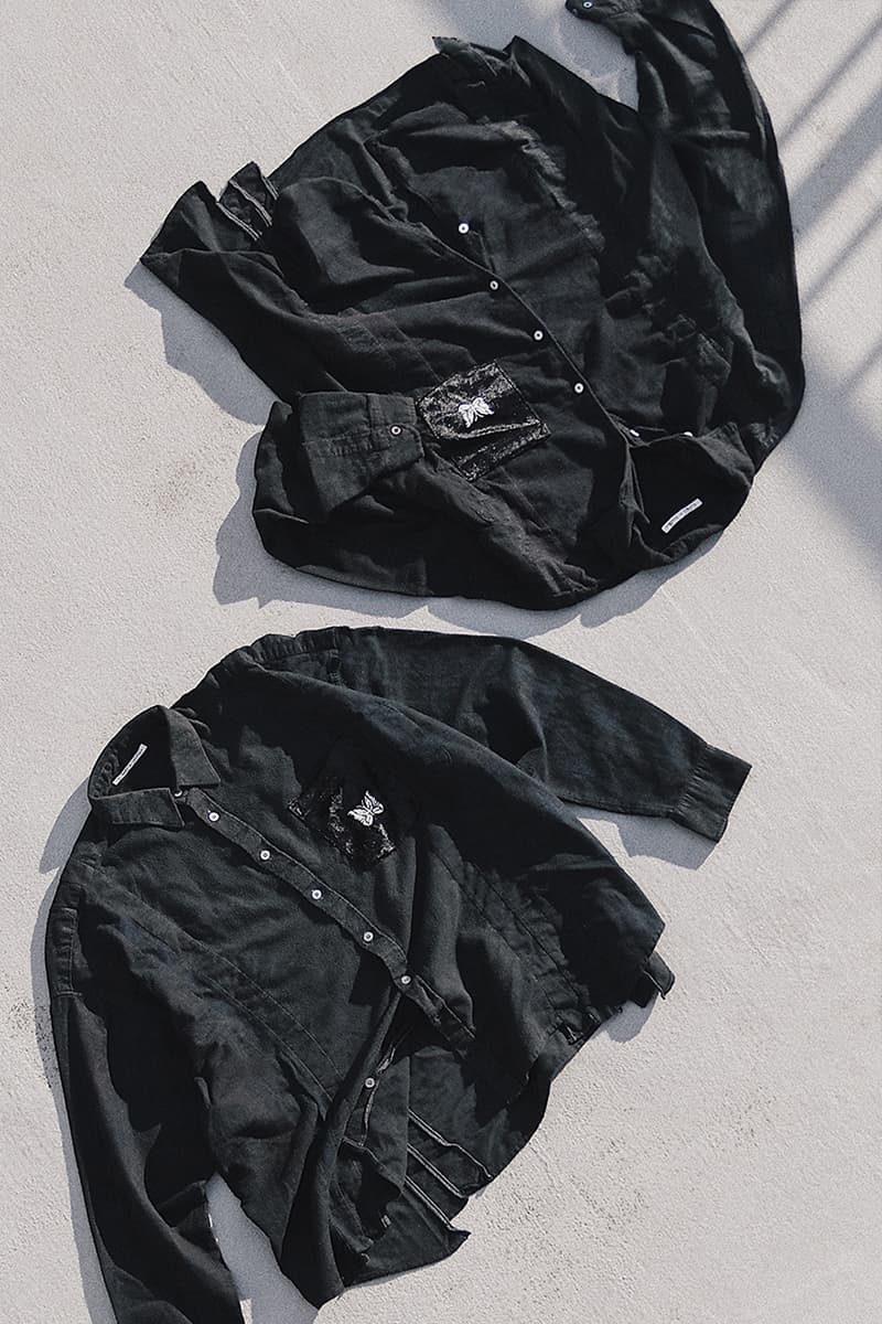 Rebuild by Needles 7 Cuts Flannel Shirt NUBIAN Exclusive Release Info Black papillon