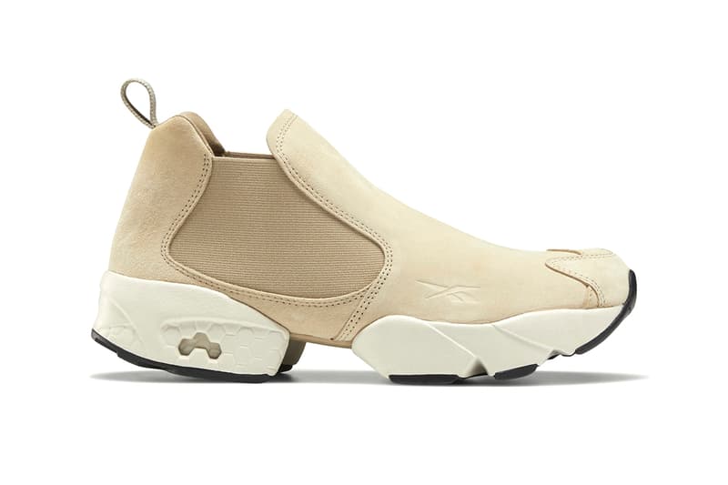 Reebok Instapump FV0393 FV0394 FV9203 Fury Chelsea Boot Sneaker Womens Release Information Hybrid Shoe Design Footwear Drop Info Formal Leather Nubuck Vector Webbing UTILITY BEIGE / ALABASTER / BLACK COOL SHADOW / COLD GREY 2 / REEBOK RUBBER GUM-02