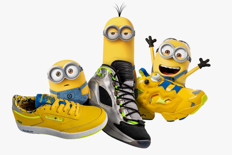 reebok pump minions