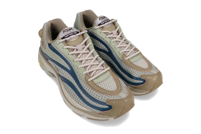 Reebok Pump Paris Boulder Brown shady gray khaki fy3033 fy3034 the blues menswear streetwear spring summer 2020 collection ss20 kicks shoes footwear runners trainers