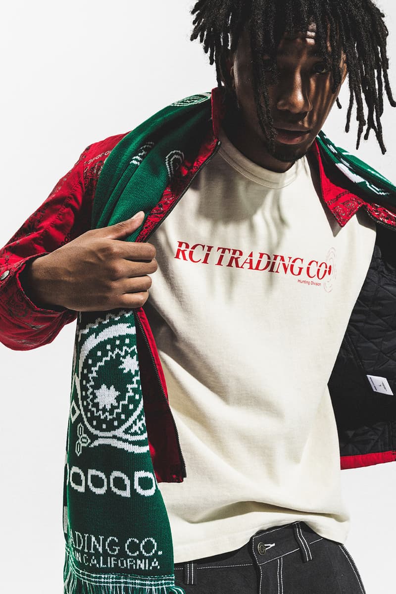 Reese Cooper Fall Winter 2020 "If A Tree Falls" Collection FW20 HBX Shop Now Garments Menswear Technical Hiking Americana Prints Vintage T Shirts Sherpa Jacket Fleece Bandana Work Jackets