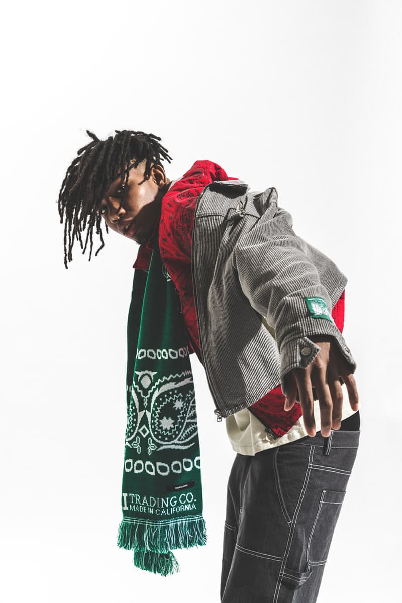 Reese Cooper Fall Winter 2020 "If A Tree Falls" Collection FW20 HBX Shop Now Garments Menswear Technical Hiking Americana Prints Vintage T Shirts Sherpa Jacket Fleece Bandana Work Jackets