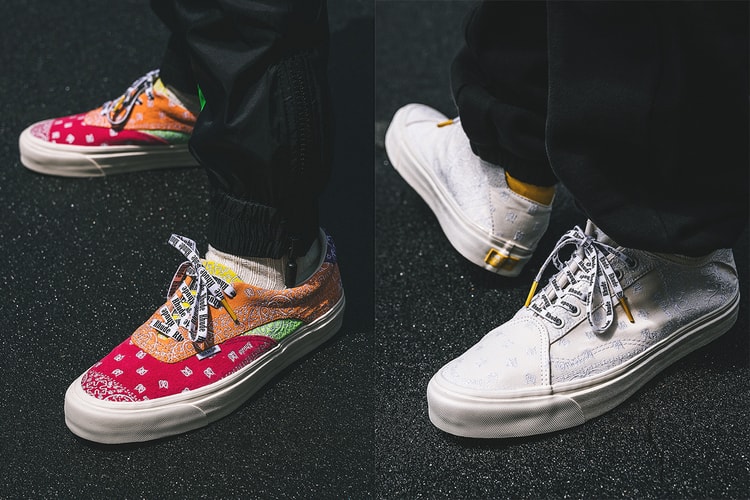 RHUDE Embroiders Vans' Diamo and Acer Ni Sneakers With All-Over Bandana Theme