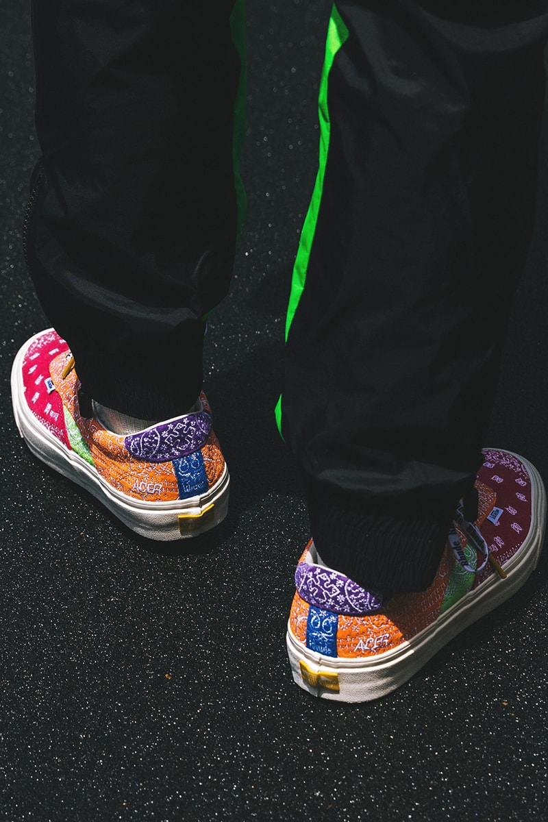 RHUDE x Vans Diamo Acer Ni Bandanan Embroidery Colorways Release Information First Look Exclusive HBX Drop Date Rhuigi Villaseñor Suede Canvas