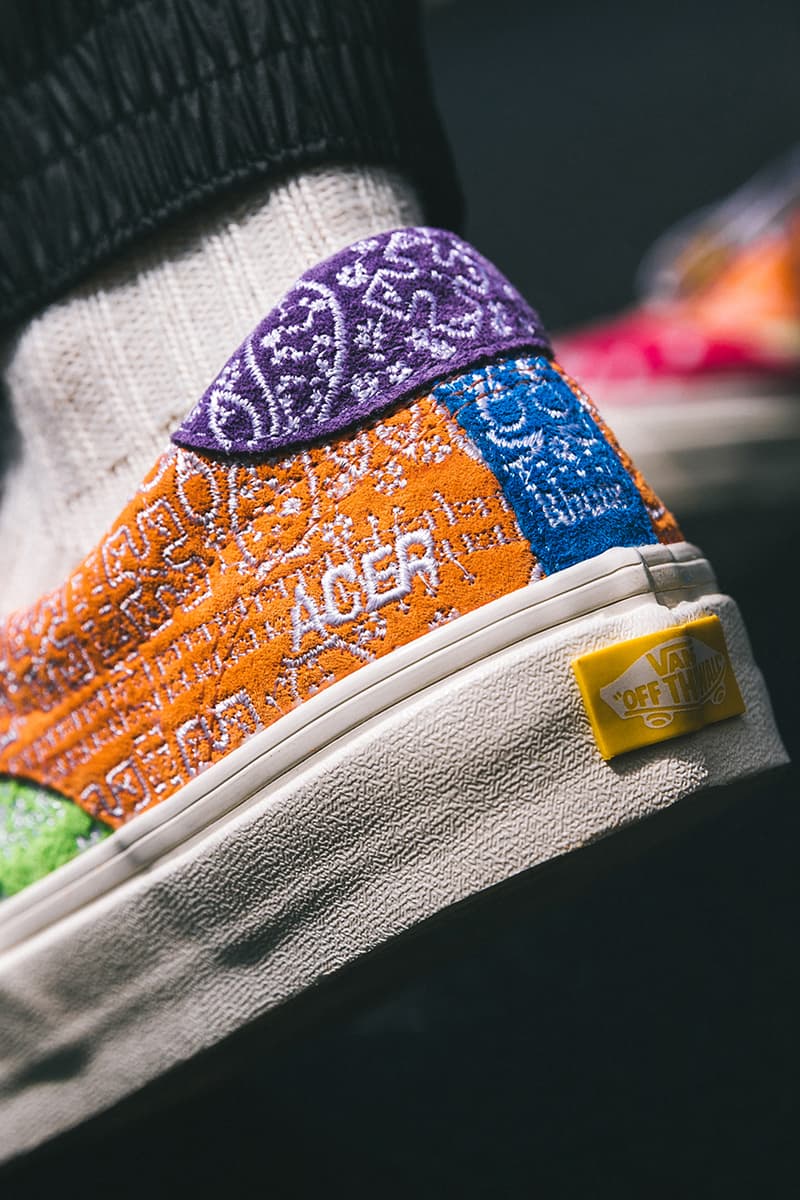 RHUDE x Vans Diamo Acer Ni Bandanan Embroidery Colorways Release Information First Look Exclusive HBX Drop Date Rhuigi Villaseñor Suede Canvas