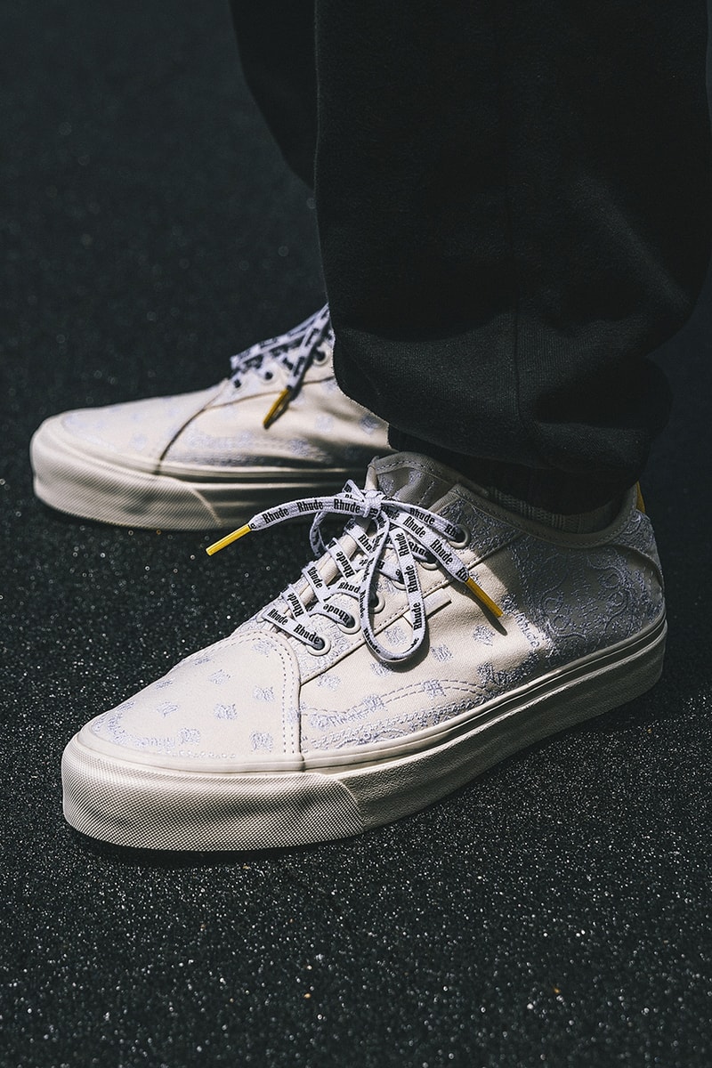 RHUDE x Vans Diamo Acer Ni Bandanan Embroidery Colorways Release Information First Look Exclusive HBX Drop Date Rhuigi Villaseñor Suede Canvas