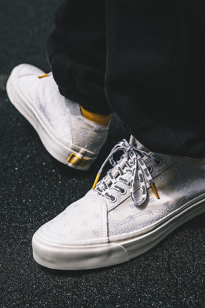 RHUDE x Vans Diamo Acer Ni Bandanan Embroidery Colorways Release Information First Look Exclusive HBX Drop Date Rhuigi Villaseñor Suede Canvas