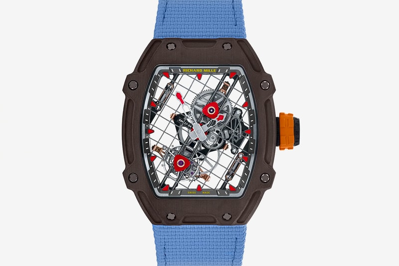 Richard Mille's Rafael Nadal RM 27-04 Tourbillon Sees a Tennis Racket Dial luxury Tennis sports elegant Audemars Piguet RM Swiss watchmaking 