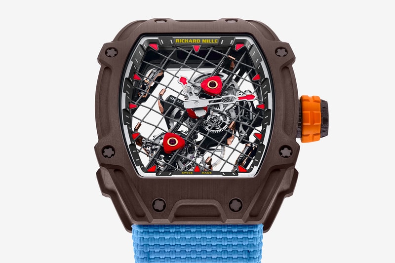Richard Mille's Rafael Nadal RM 27-04 Tourbillon Sees a Tennis Racket Dial luxury Tennis sports elegant Audemars Piguet RM Swiss watchmaking 