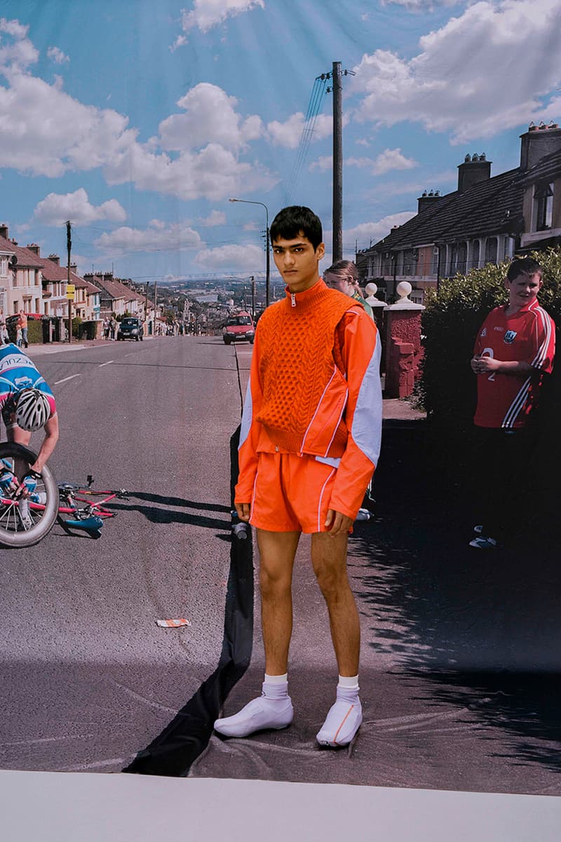 Robyn Lynch spring summer 2021 ss21 cycling ireland london fashion week details lookbook video