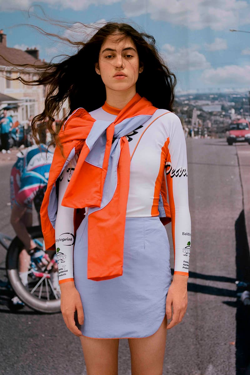 Robyn Lynch spring summer 2021 ss21 cycling ireland london fashion week details lookbook video