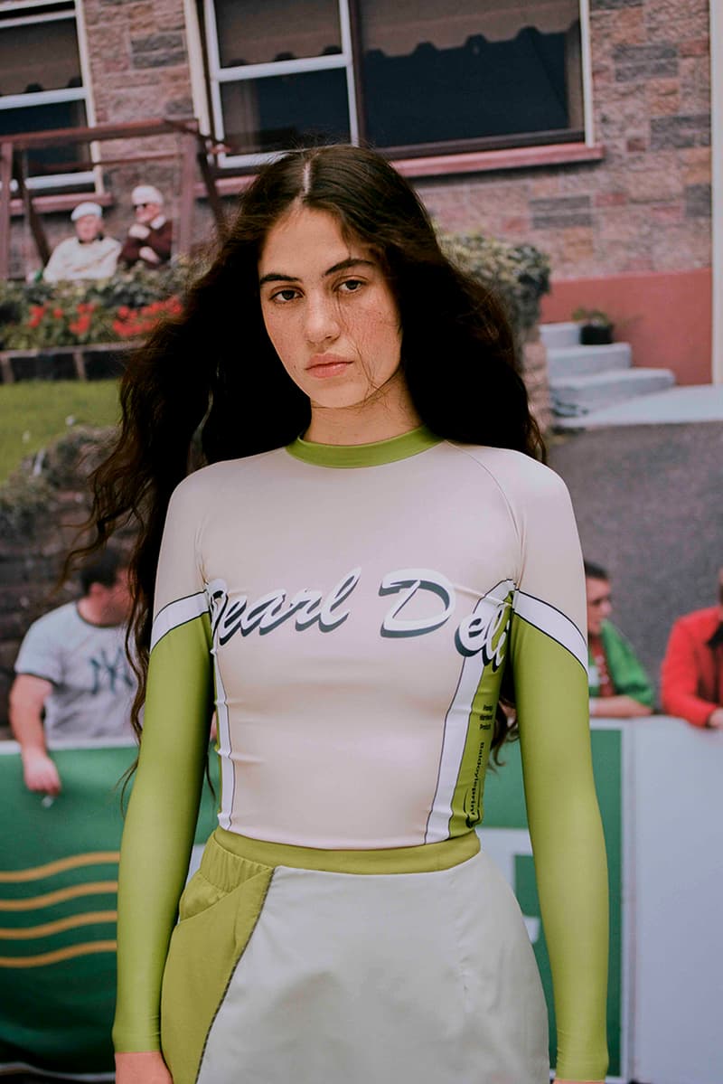 Robyn Lynch spring summer 2021 ss21 cycling ireland london fashion week details lookbook video