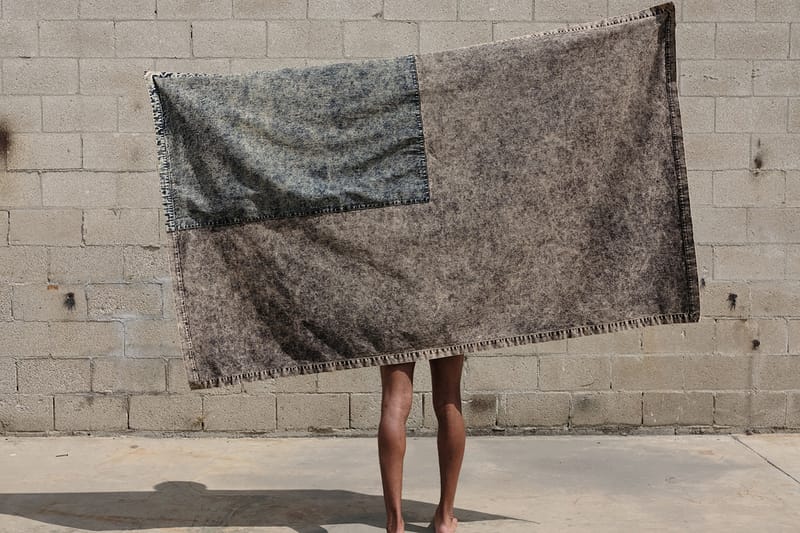 S.R. STUDIO. LA. CA.'s "VEIL FLAG" Is Part Wall Hanging, Part Shawl, and Completely Charitable