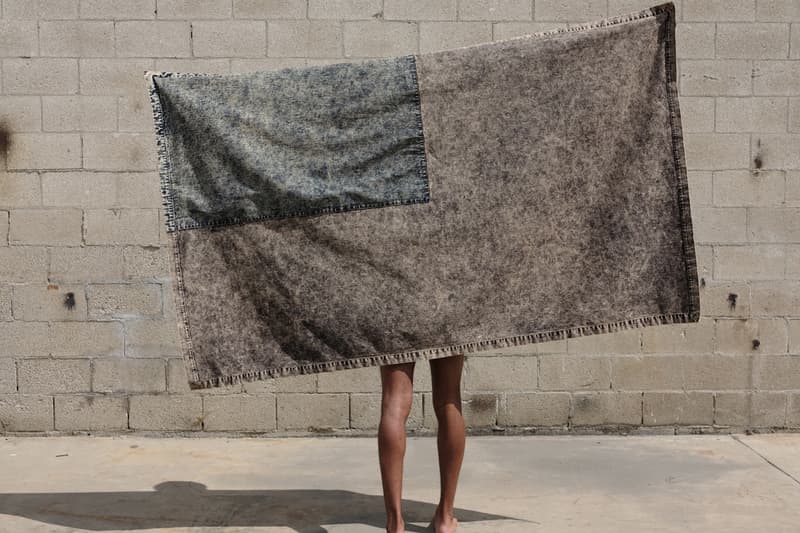 Sterling Ruby S.R. STUDIO. LA. CA. "VEIL FLAG" ACLU Paris Fashion Week Spring Summer 2021 SS21 Black White Video Limited Edition 50 Productions