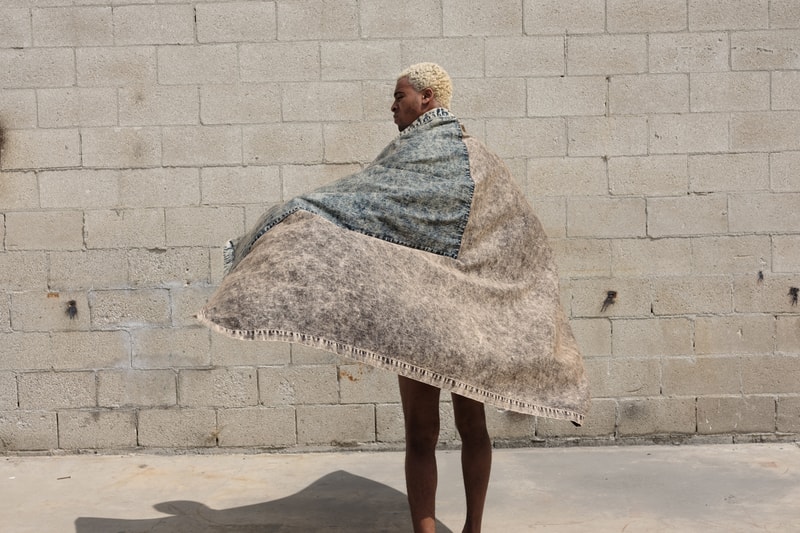 Sterling Ruby S.R. STUDIO. LA. CA. "VEIL FLAG" ACLU Paris Fashion Week Spring Summer 2021 SS21 Black White Video Limited Edition 50 Productions 