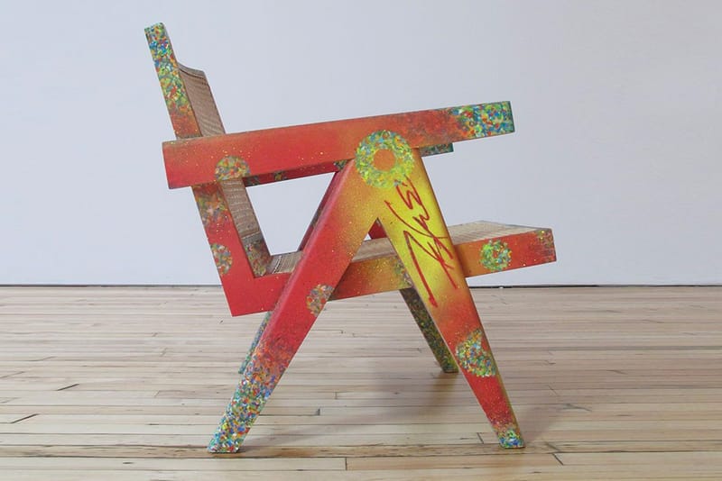 READYMADE and Futura Laboratories Crafts Chair from Melted Plastic Bottle Lids