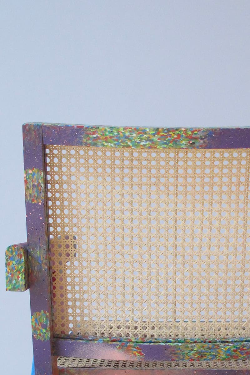 READYMADE and Futura Laboratories Crafts Chair from Plastic Bottle Lids furniture Saint Michael home