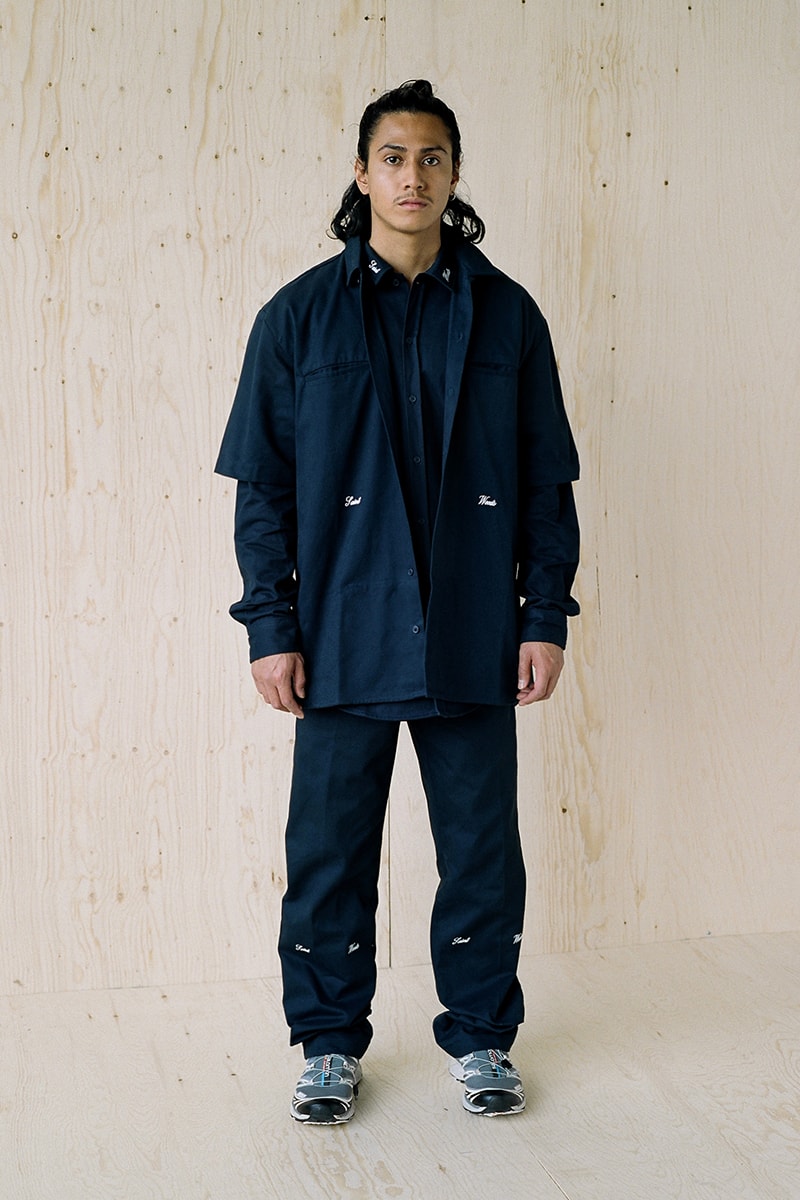 SAINTWOODS Ready to Wear SW010 Collection lookbooks menswear streetwear fall winter 2020 collection jackets pants trousers shirts helmut lang holt renfrew