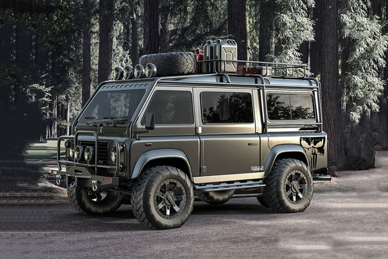 Samir's Customs Land Rover Defender Samir Sadikhov Render Unofficial Van Truck 'Mad Max' Defender 90 110 Van British Automotive Classic SUV 4x4
