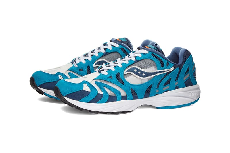 saucony grid azura 2000 fall winter 2020 fw20 orange gradient green amazon mallard denim capri blue release