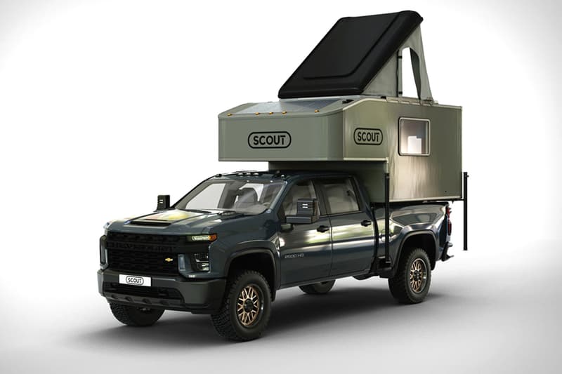 scout kenai rooftop camper camping off road grid truck pickup outdoors Washington
