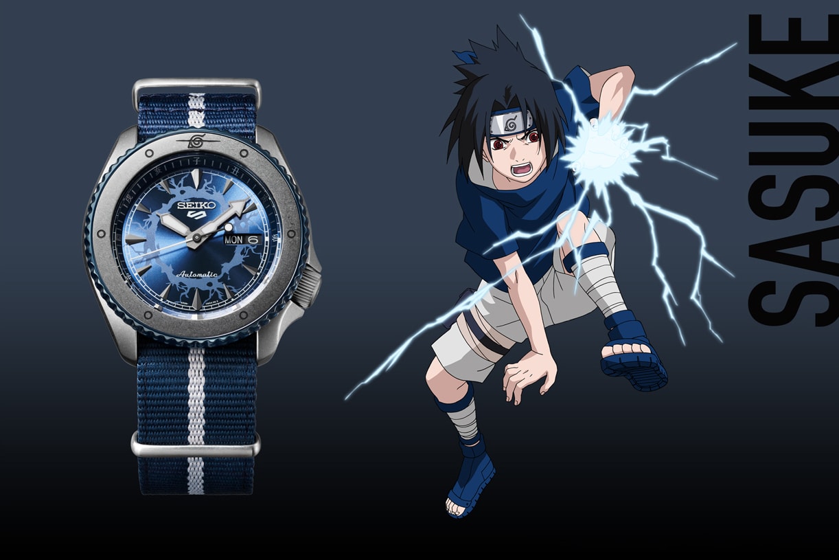 seiko 5  sports SRPF70 SRPF75 SRPF73 SRPF69 SRPF71 SRPF65 SRPF67 naruto boruto sarada sasuke gara gaara rock lee shikamaru collaboration collection watches release date info buy 6500 limited edition