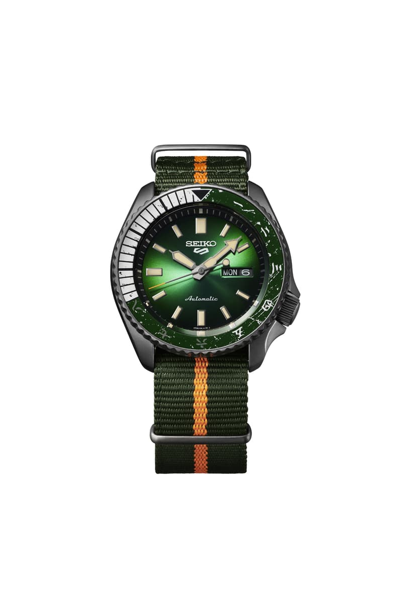 seiko 5  sports SRPF70 SRPF75 SRPF73 SRPF69 SRPF71 SRPF65 SRPF67 naruto boruto sarada sasuke gara gaara rock lee shikamaru collaboration collection watches release date info buy 6500 limited edition