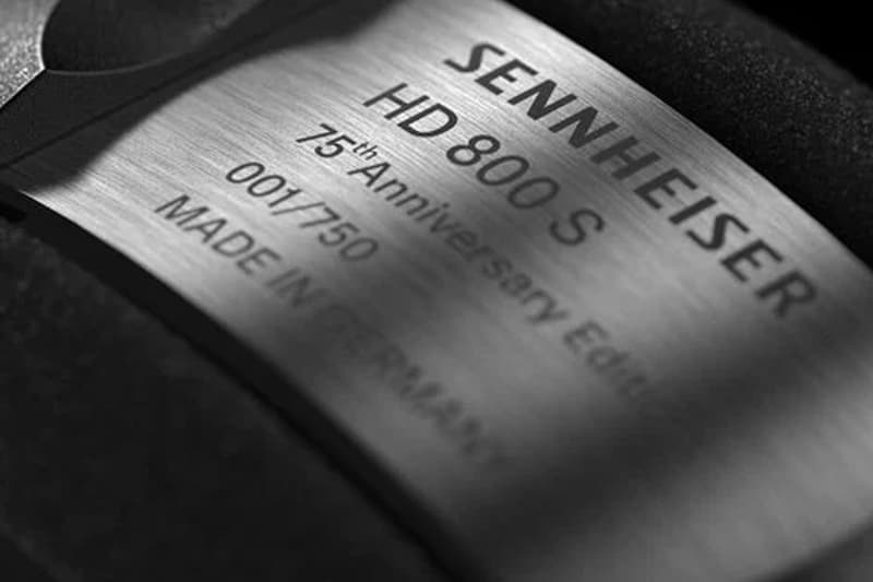 Sennheiser Celebrates 75 Years With Limited HD 800 S Headphones Sennheiser Anniversary HD 800 S Headphones Info hi-fi audiophile Germany German Sound Audio