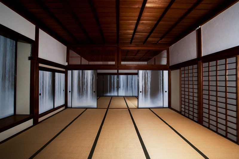 shofuso japanese house and garden exhibition mid century modern design architecture art murals installations textiles