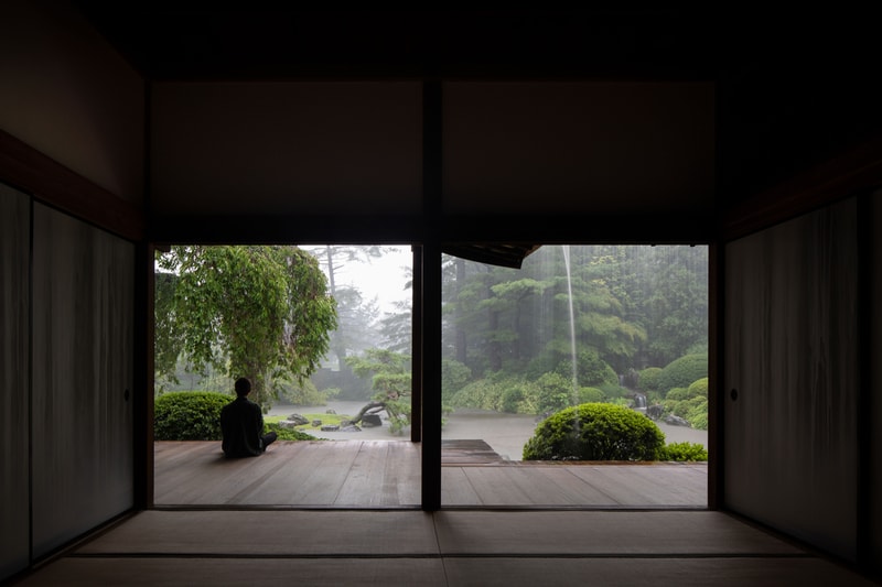 shofuso japanese house and garden exhibition mid century modern design architecture art murals installations textiles