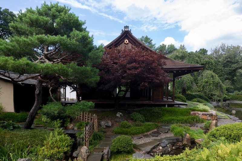 shofuso japanese house and garden exhibition mid century modern design architecture art murals installations textiles