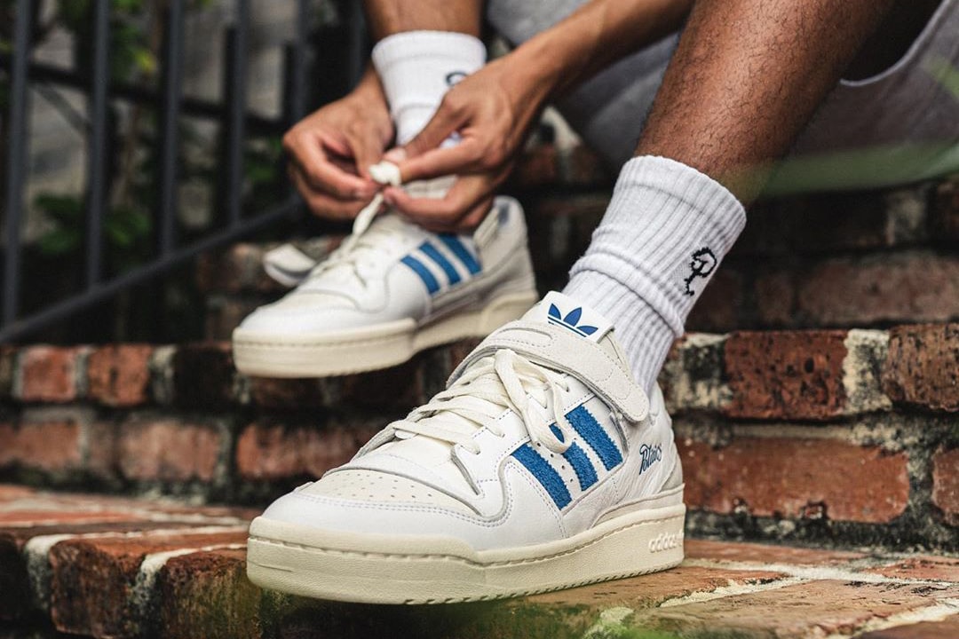 sneaker politics adidas originals forum 84 blue white giveaway raffle official release date info photos price store list buying guide