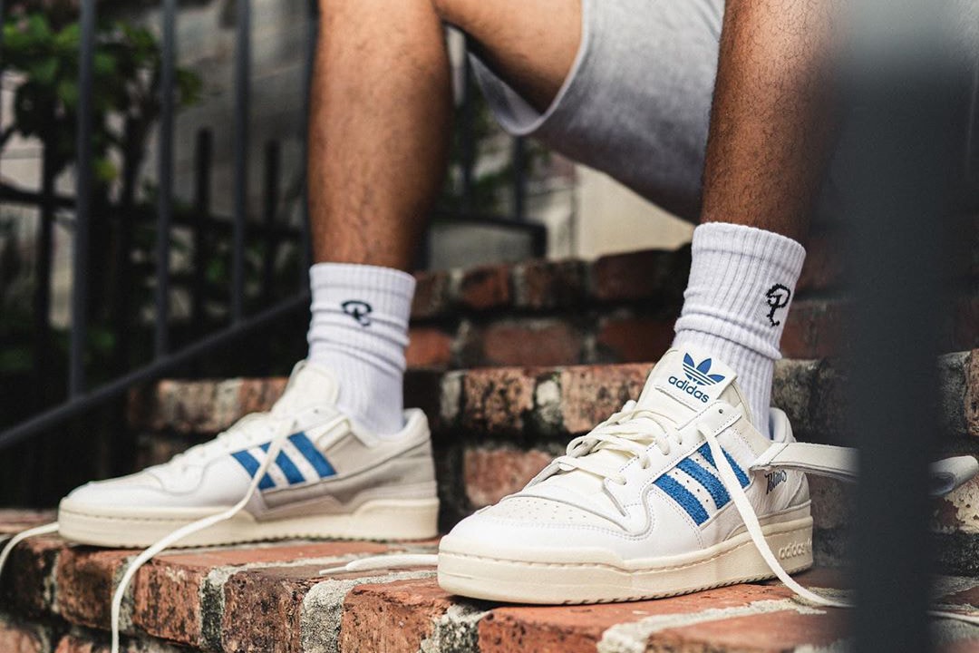sneaker politics adidas originals forum 84 blue white giveaway raffle official release date info photos price store list buying guide