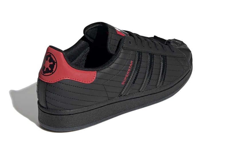 star wars adidas originals superstar darth vader FX9302 core black scarlet red official release date info photos price store list buying guide