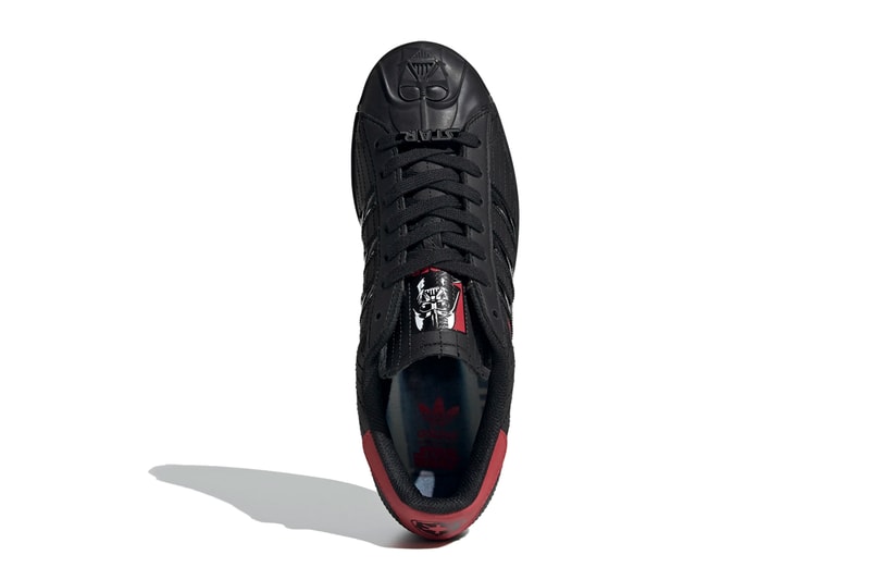star wars adidas originals superstar darth vader FX9302 core black scarlet red official release date info photos price store list buying guide