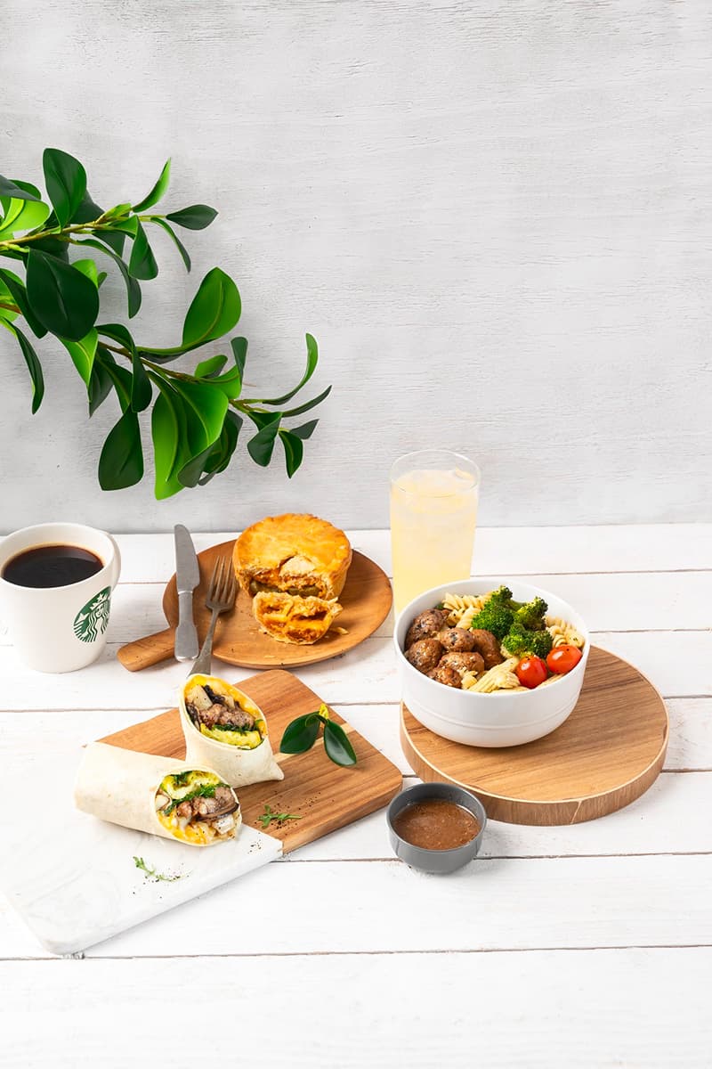Starbucks Asia Plant-Based Beverage Food Launch Info Hong Kong New Zealand Singapore Taiwan Thailand Oatmilk Cocoa Macchiato Almondmilk Hazelnut Latte flexitarian impossible beyond meat