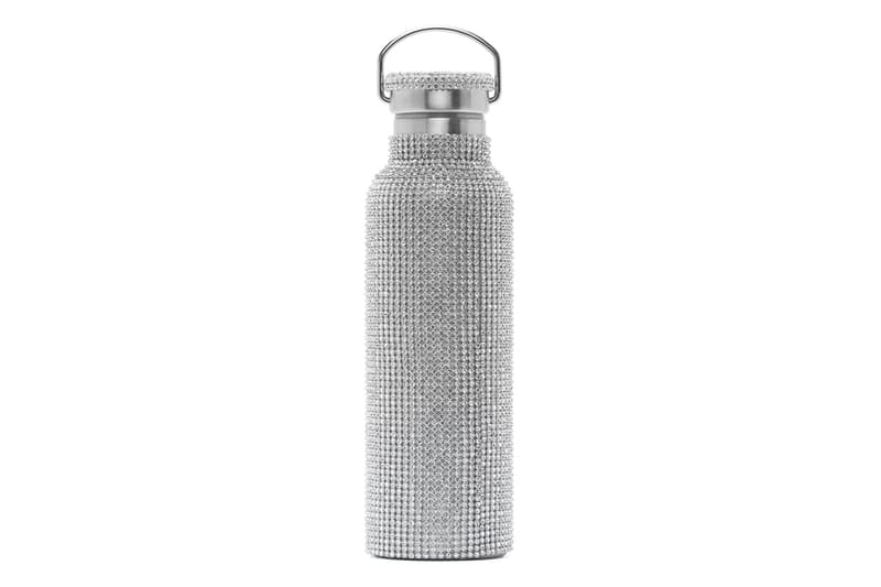 Collina Strada SSENSE Exclusive Rhinestone Water Bottle Silver Black Release Info Buy Price