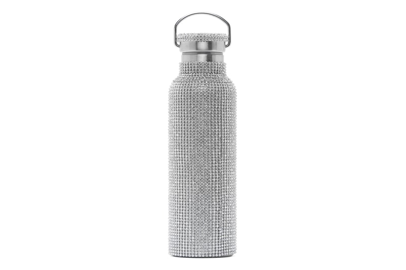 Collina Strada SSENSE Exclusive Rhinestone Water Bottle Silver Black Release Info Buy Price