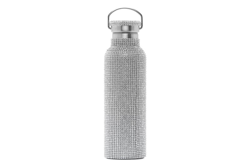 Collina Strada SSENSE Exclusive Rhinestone Water Bottle Silver Black Release Info Buy Price