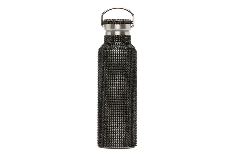 Collina Strada SSENSE Exclusive Rhinestone Water Bottle Silver Black Release Info Buy Price