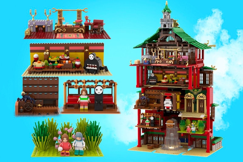 studio ghibli Spirited Away Bathhhouse LEGO IDEAS project Info legotruman yubaba chihiro haku