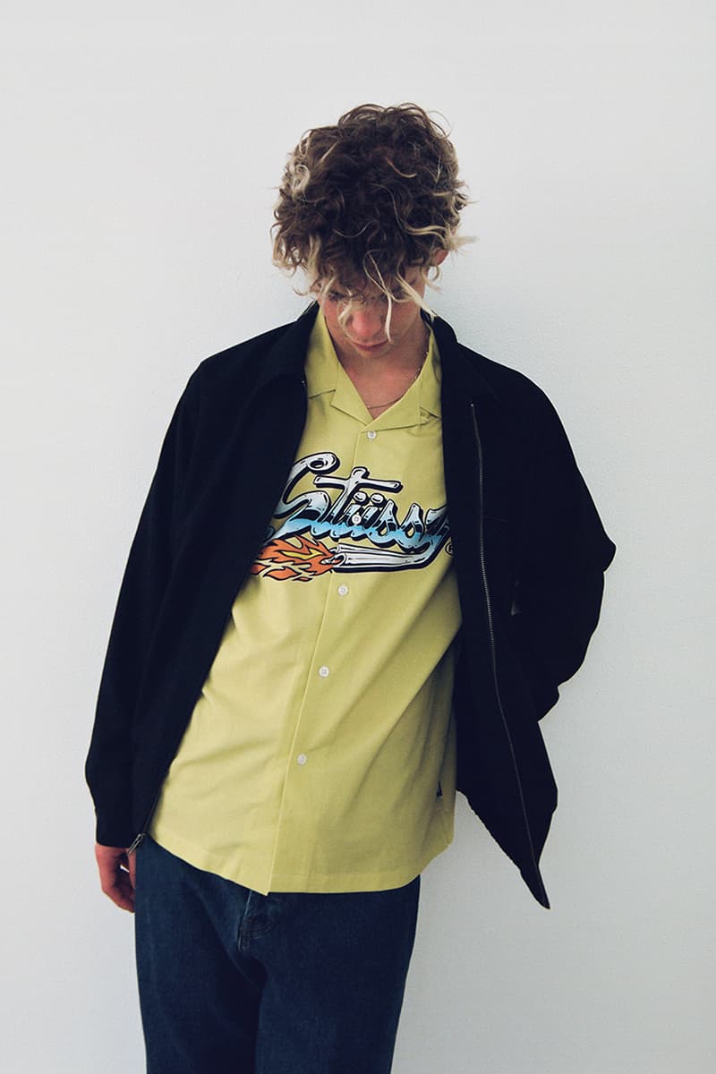 Stussy Fall 2020 Lookbook menswear streetwear collection jackets shirts t shirts graphics sweaters knitwear pants trousers