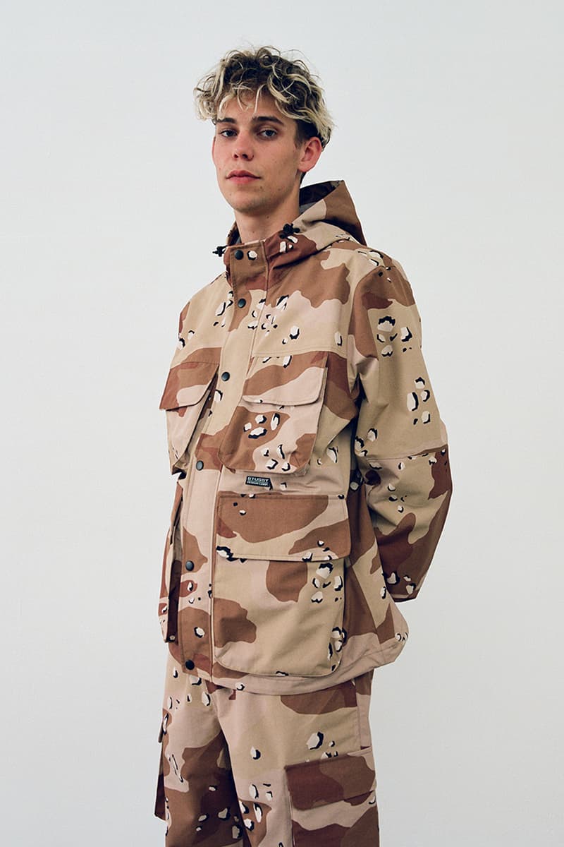 Stussy Fall 2020 Lookbook menswear streetwear collection jackets shirts t shirts graphics sweaters knitwear pants trousers