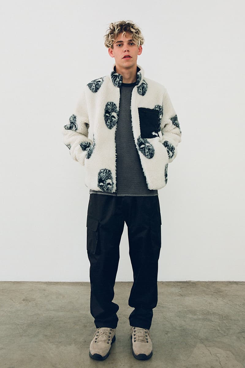 Stussy Fall 2020 Lookbook menswear streetwear collection jackets shirts t shirts graphics sweaters knitwear pants trousers