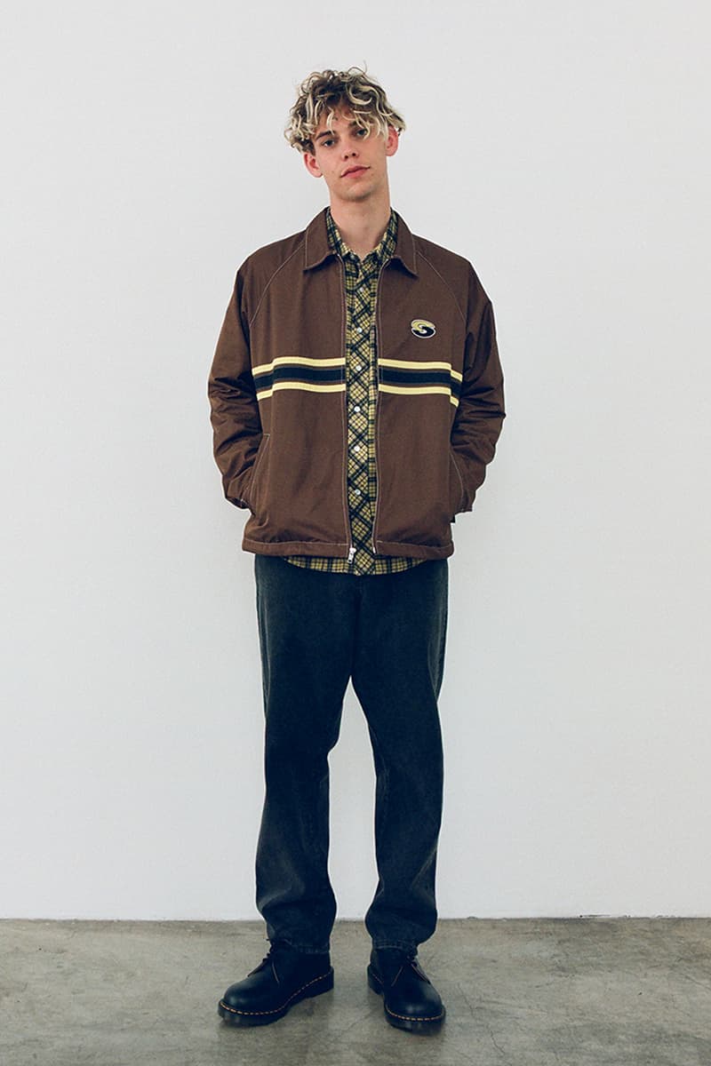 Stussy Fall 2020 Lookbook menswear streetwear collection jackets shirts t shirts graphics sweaters knitwear pants trousers