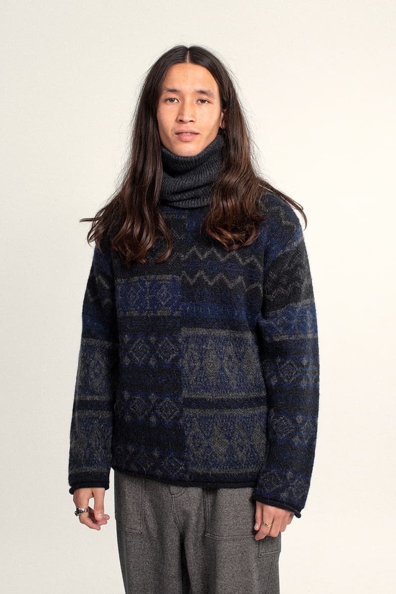 the English difference garbstore fall winter 2020 collection knitwear patterns TED