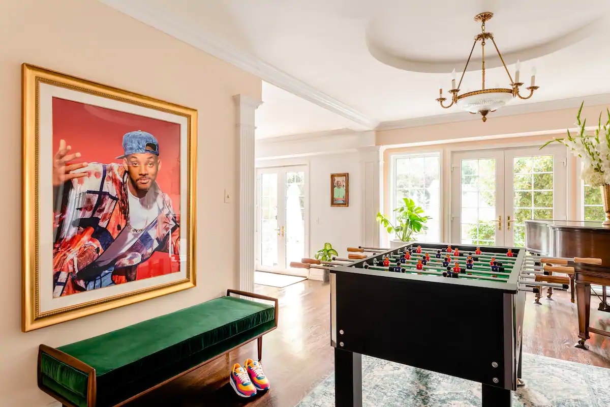 Will Smith 'The Fresh Prince' Airbnb Listing homes California Carleton banks West Philadelphia Sitcom Comedy   
